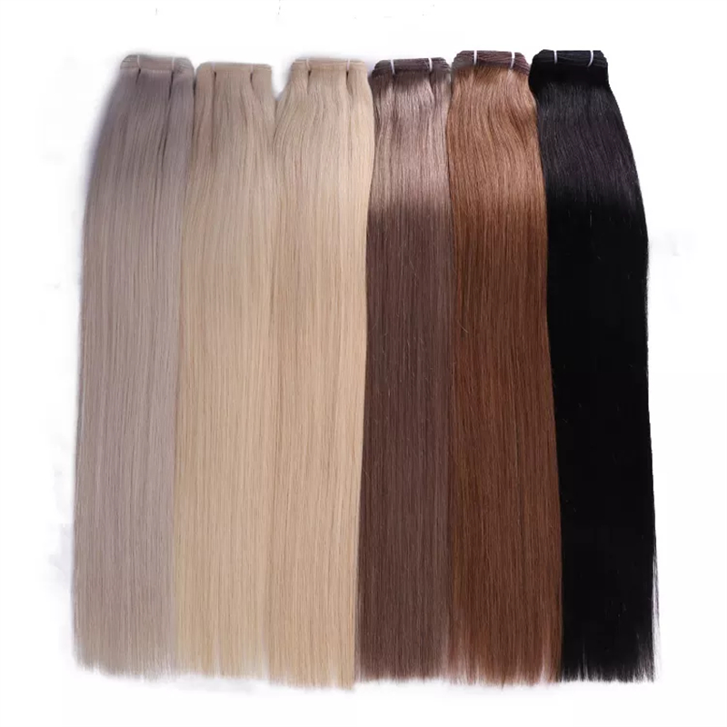 Wholesale Remy Hair Extension Top Quality 12A Grade Flat Weft Extensions